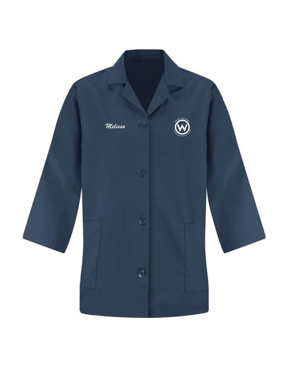 Picture of Navy Button Smock